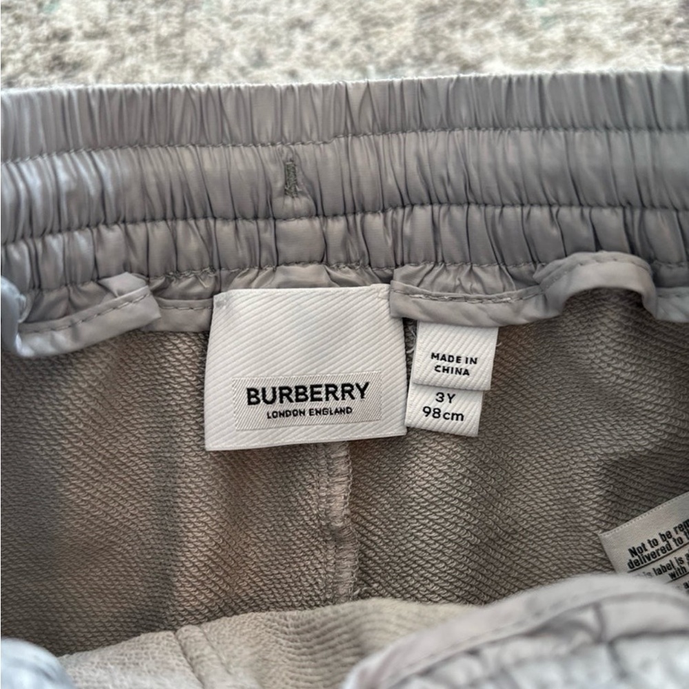 Burberry Boys Timothie Joggers Light Grey Size 3Y - Picture 3 of 7